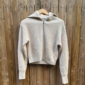 Everlane Cream Knit Cardigan